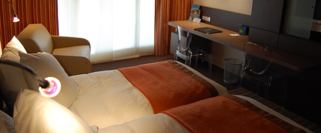 Living in Leicester: typical chain hotel room